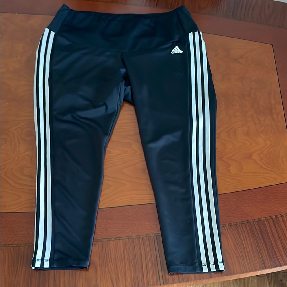 Adidas Black Leggings Performance Stretch